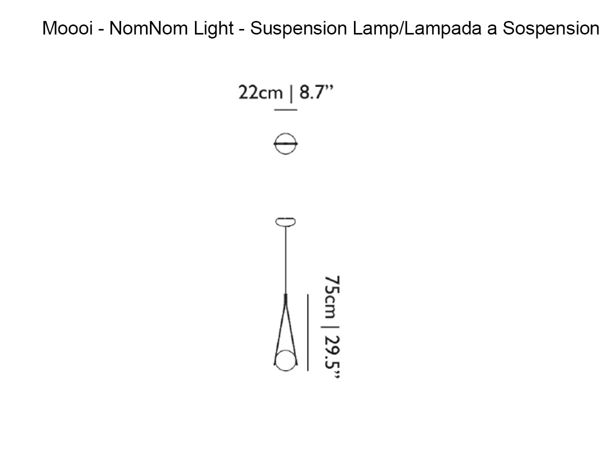 Подвесной светильник Moooi NomNom