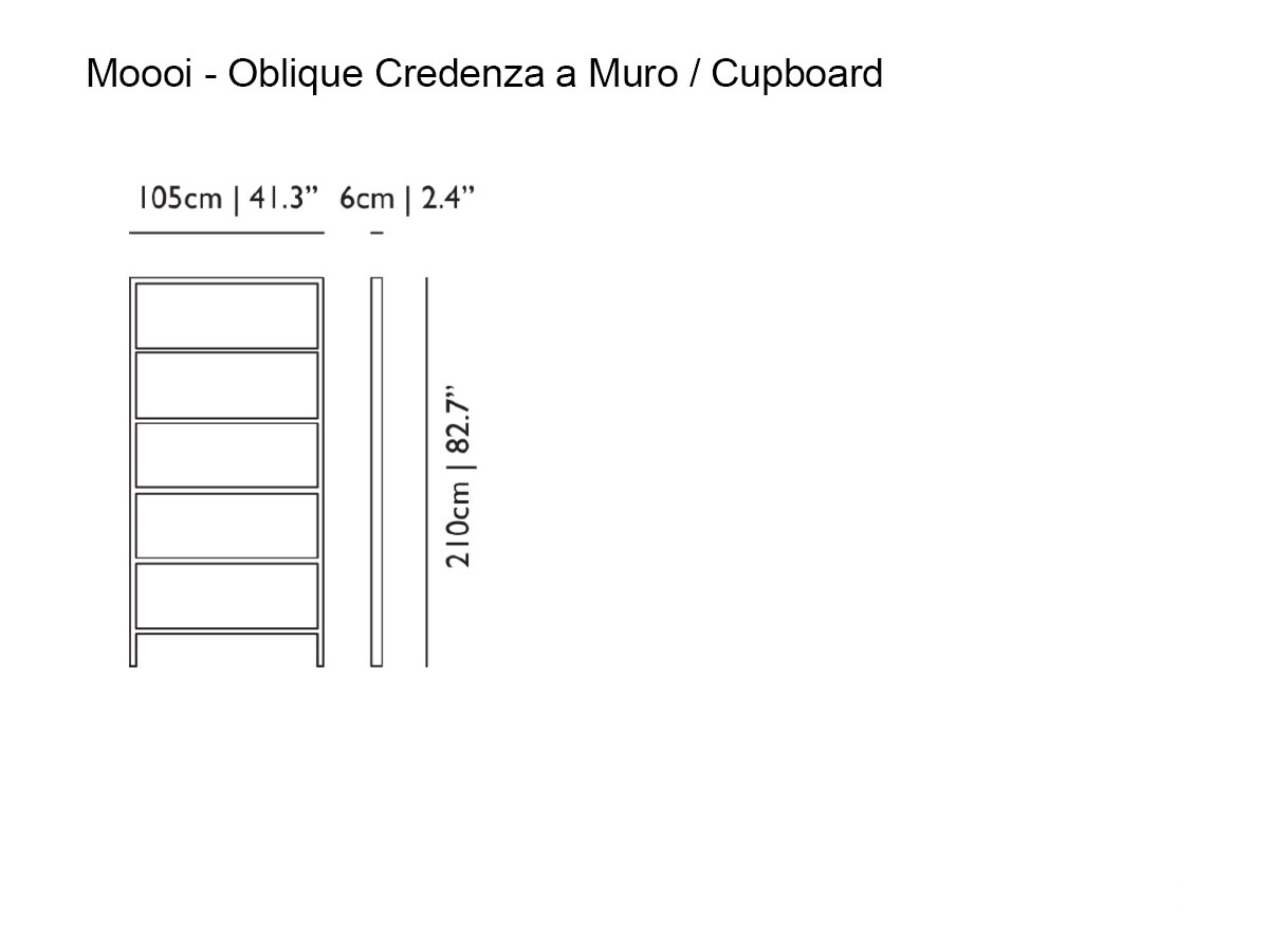 Moooi Oblique Cupboard Small
