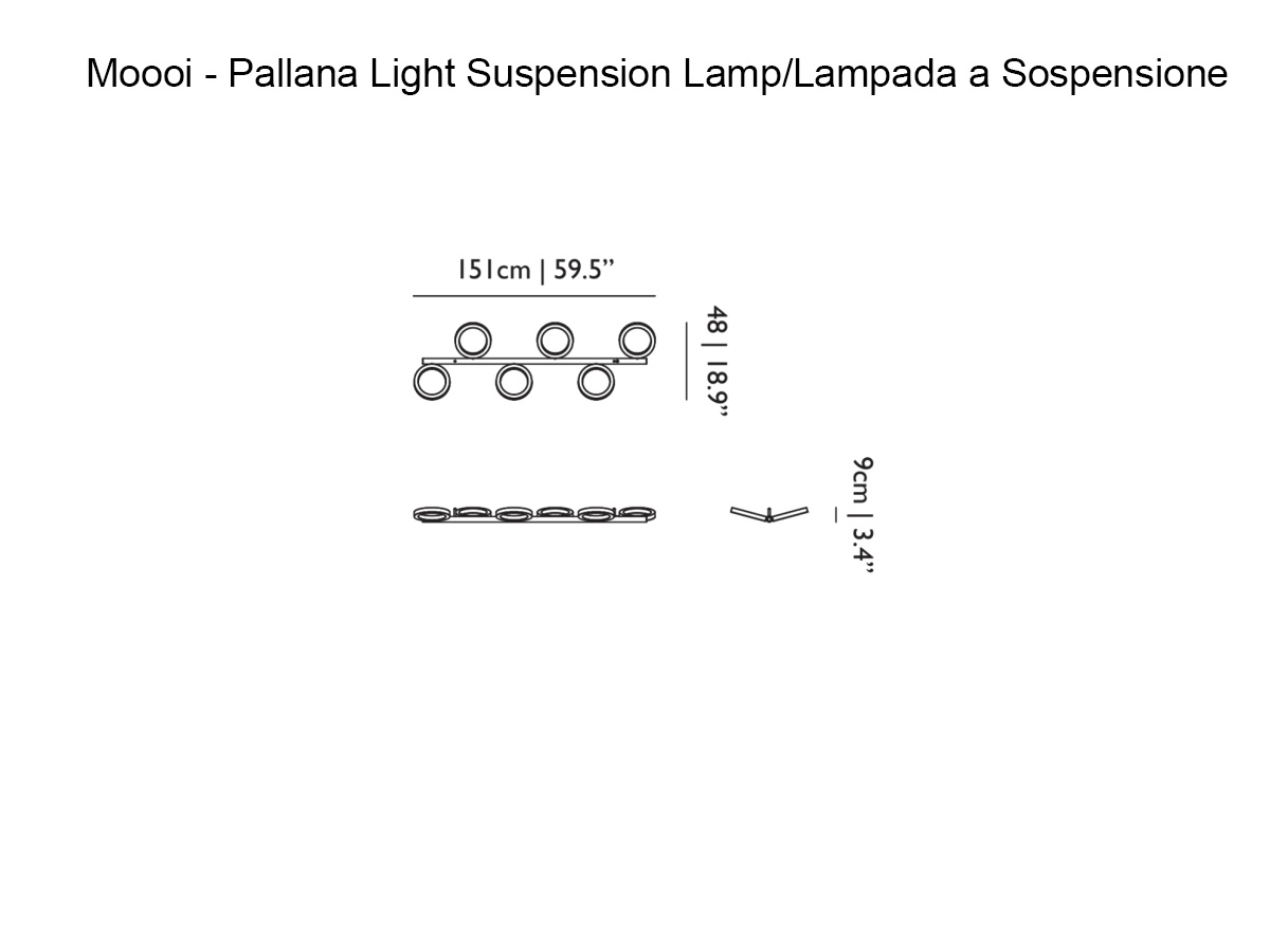 Moooi Pallana Light Suspension Lamp