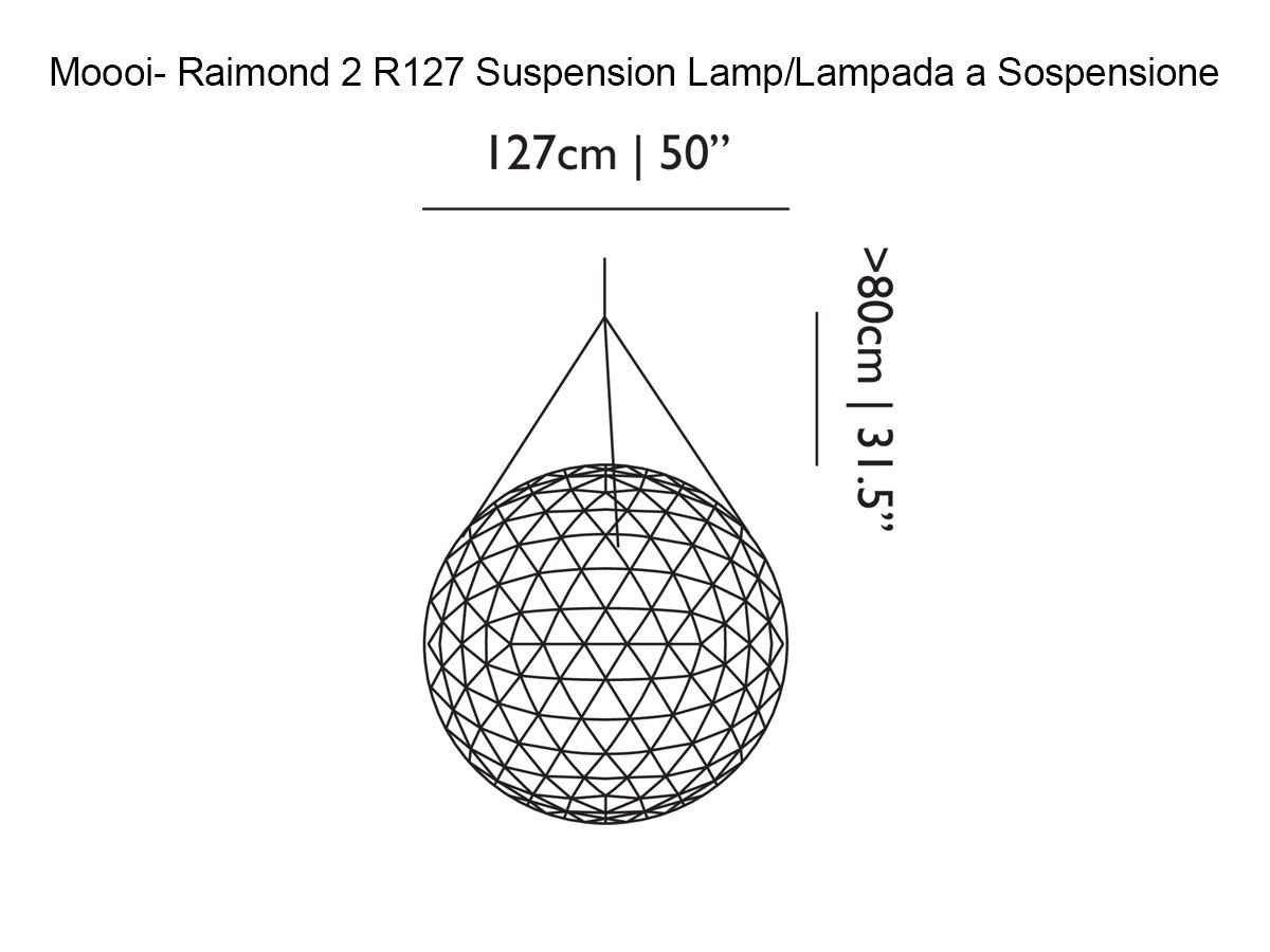 Moooi Raimond Ii R127 Suspension Lamp
