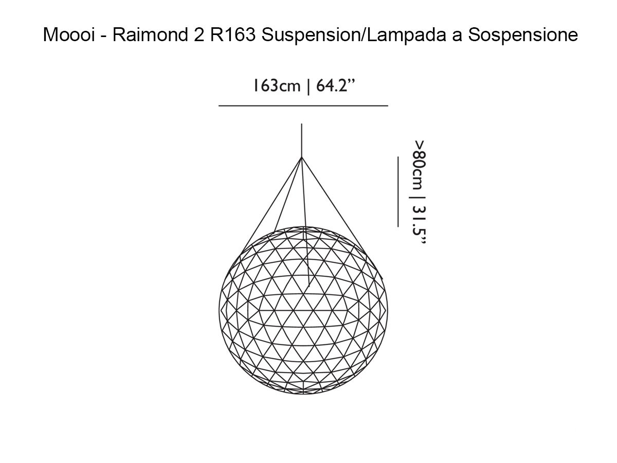 Moooi Raimond Ii R163 Suspension Lamp