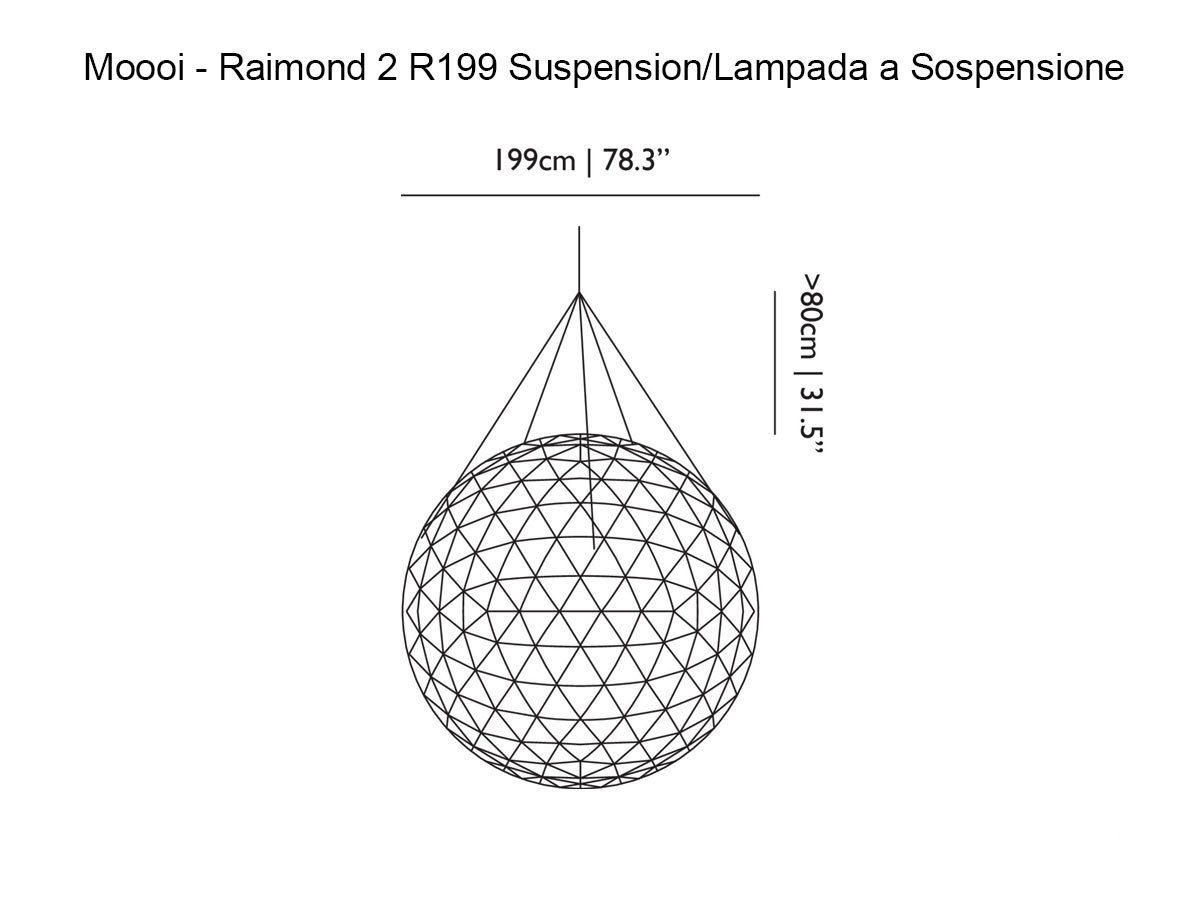 Moooi Raimond Ii R199 Suspension Lamp