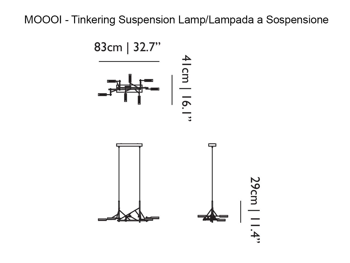 Moooi Tinkering 85 Suspension Lamp
