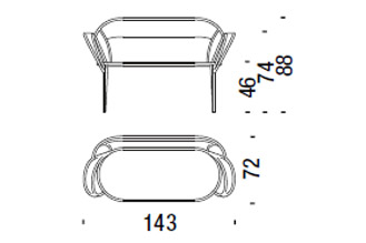 Moroso Banjooli Sofa