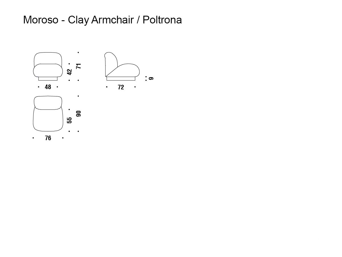 Moroso Clay Armchair