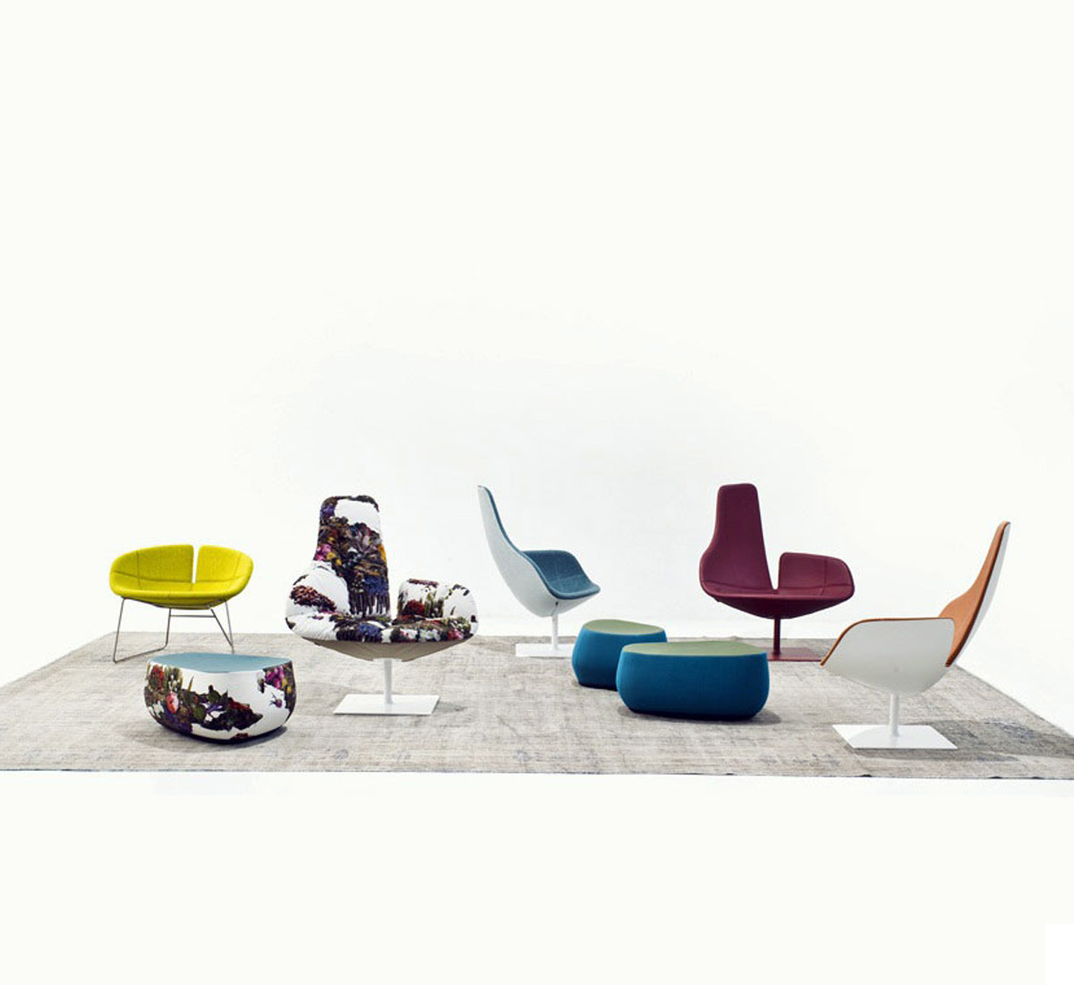 Moroso Fjord Relax Armchair Sfoderabile