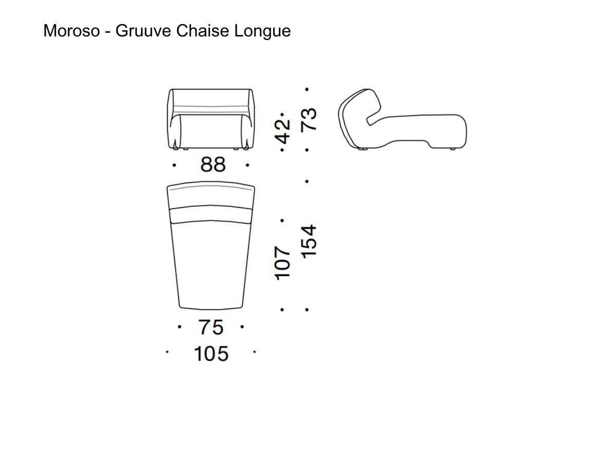 Moroso Gruuve Chaise Longue