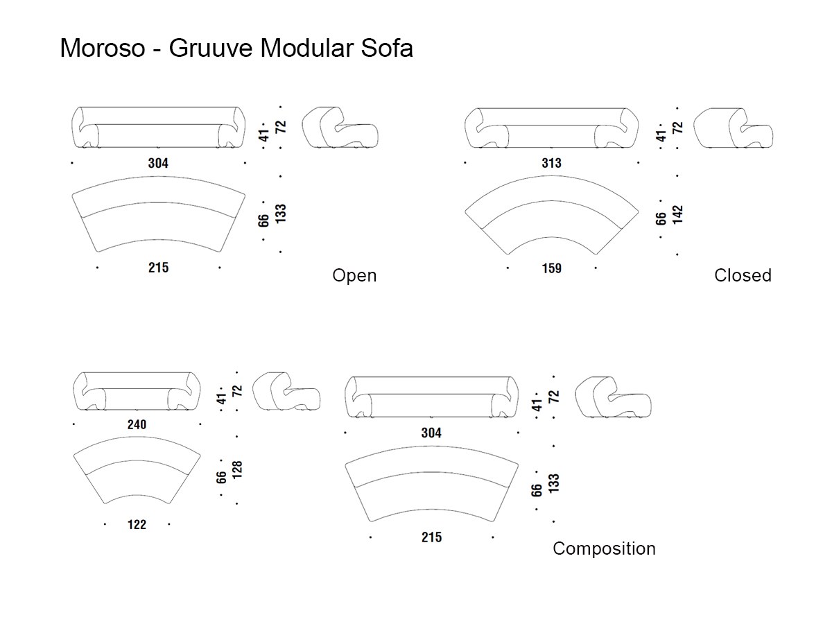 Moroso Gruuve Sofa Collection