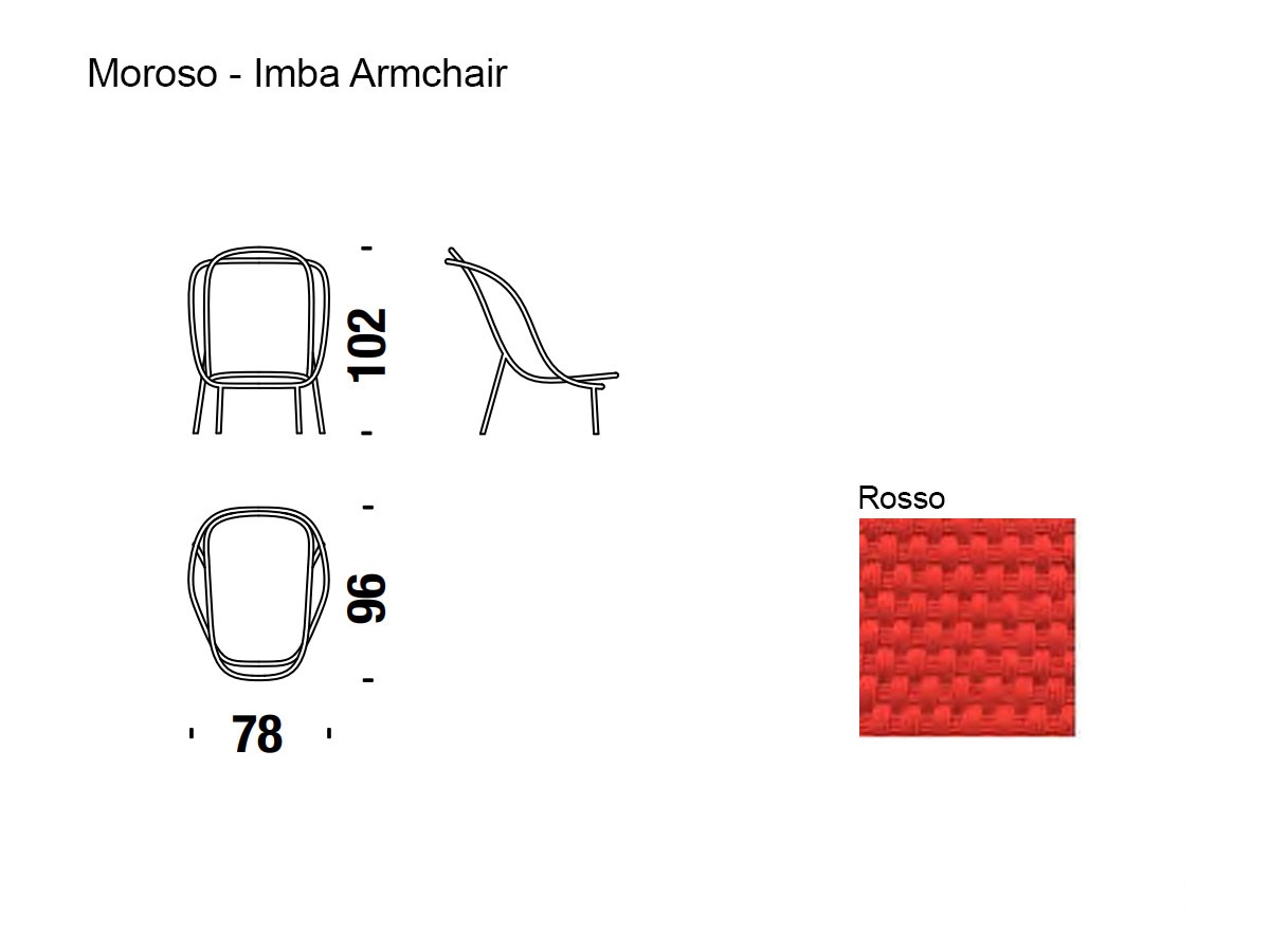 Moroso Imba Armchair Red