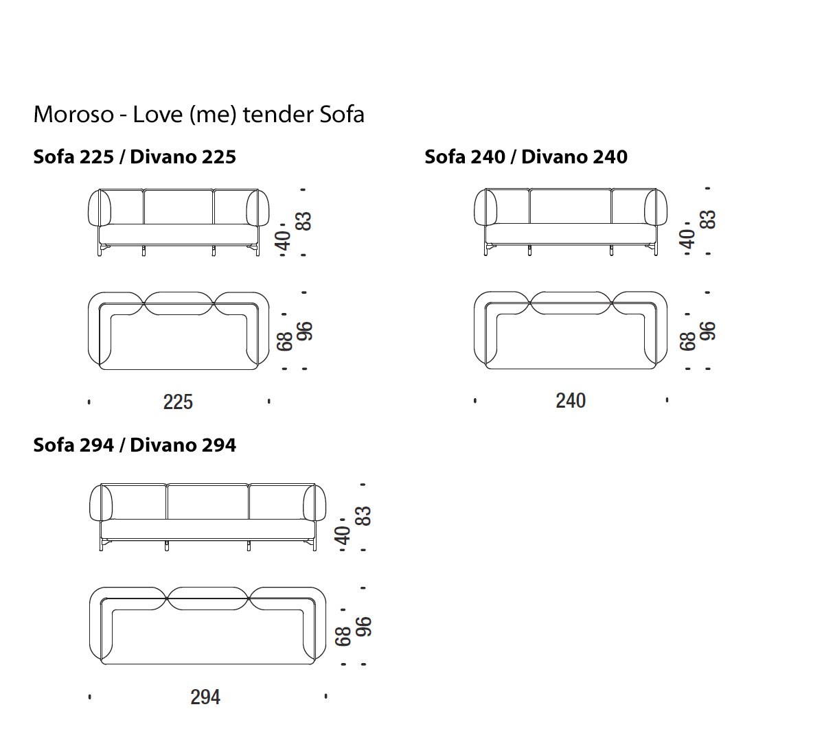 Moroso Love Me Tender Sofa