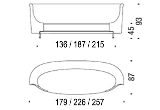 Moroso Newtone Sofa Oval