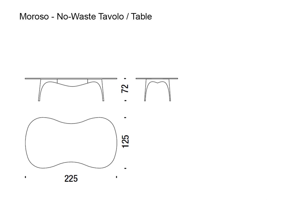 Moroso No Waste Table