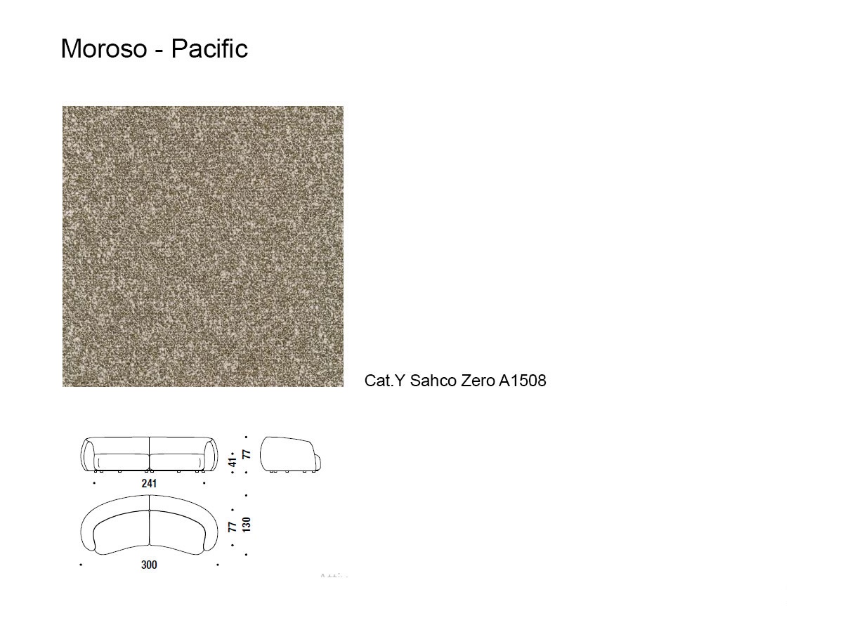 Moroso Pacific 3 Seater Sofa A1508