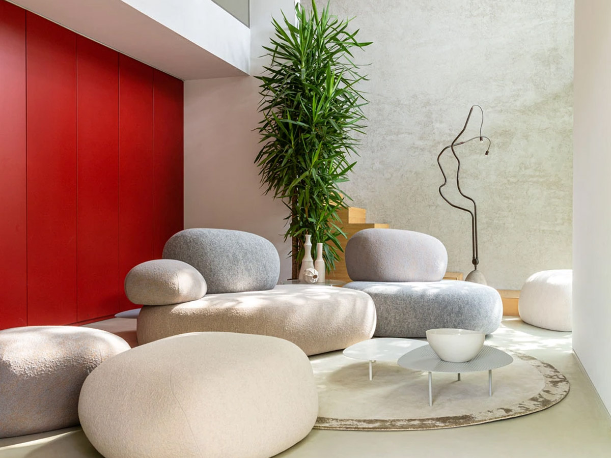 Moroso Pebble Rubble Sofa Collection