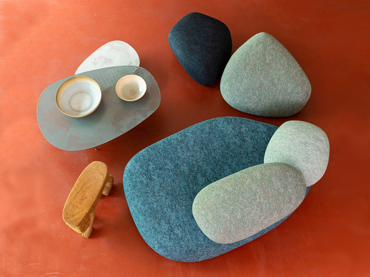 Moroso Pebble Rubble Sofa Collection