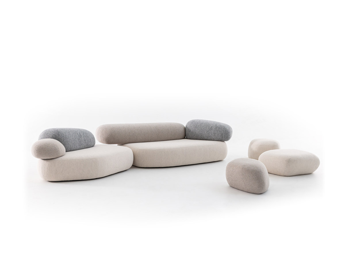 Moroso Pebble Rubble Sofa Collection