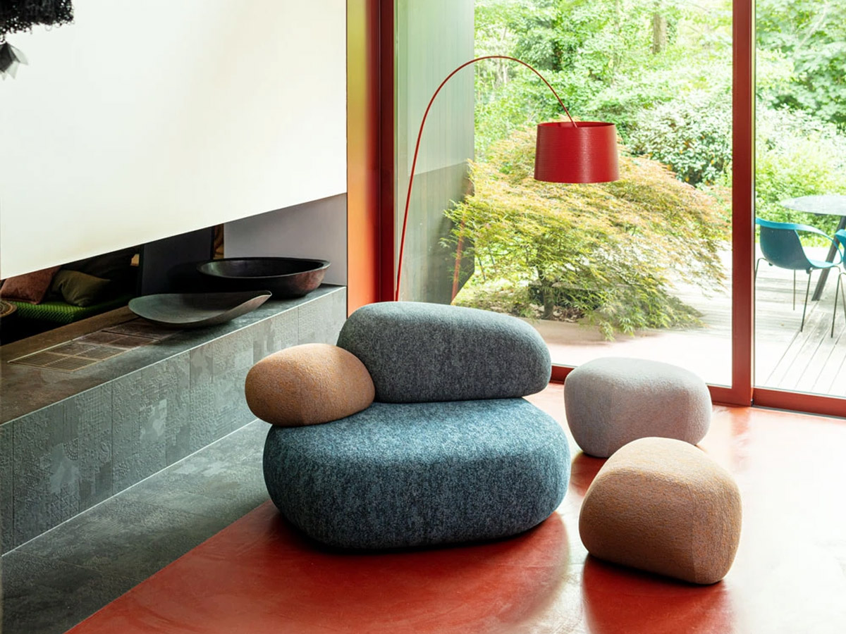 Moroso Pebble Rubble Sofa Collection