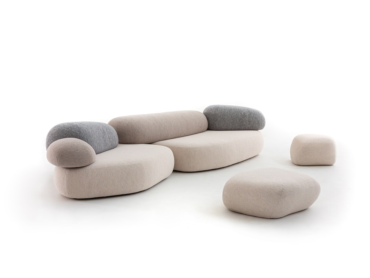 Moroso Pebble Rubble Sofa Collection