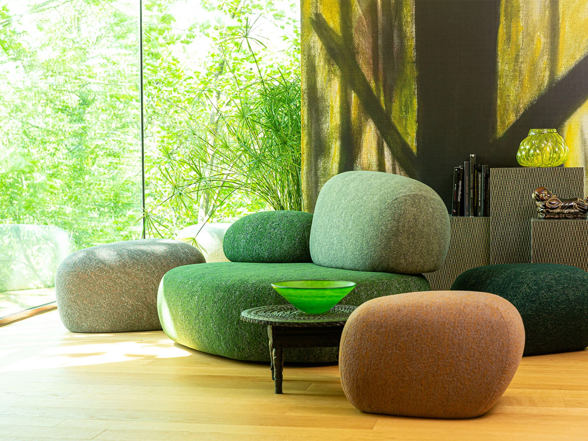 Moroso Pebble Rubble Sofa Collection