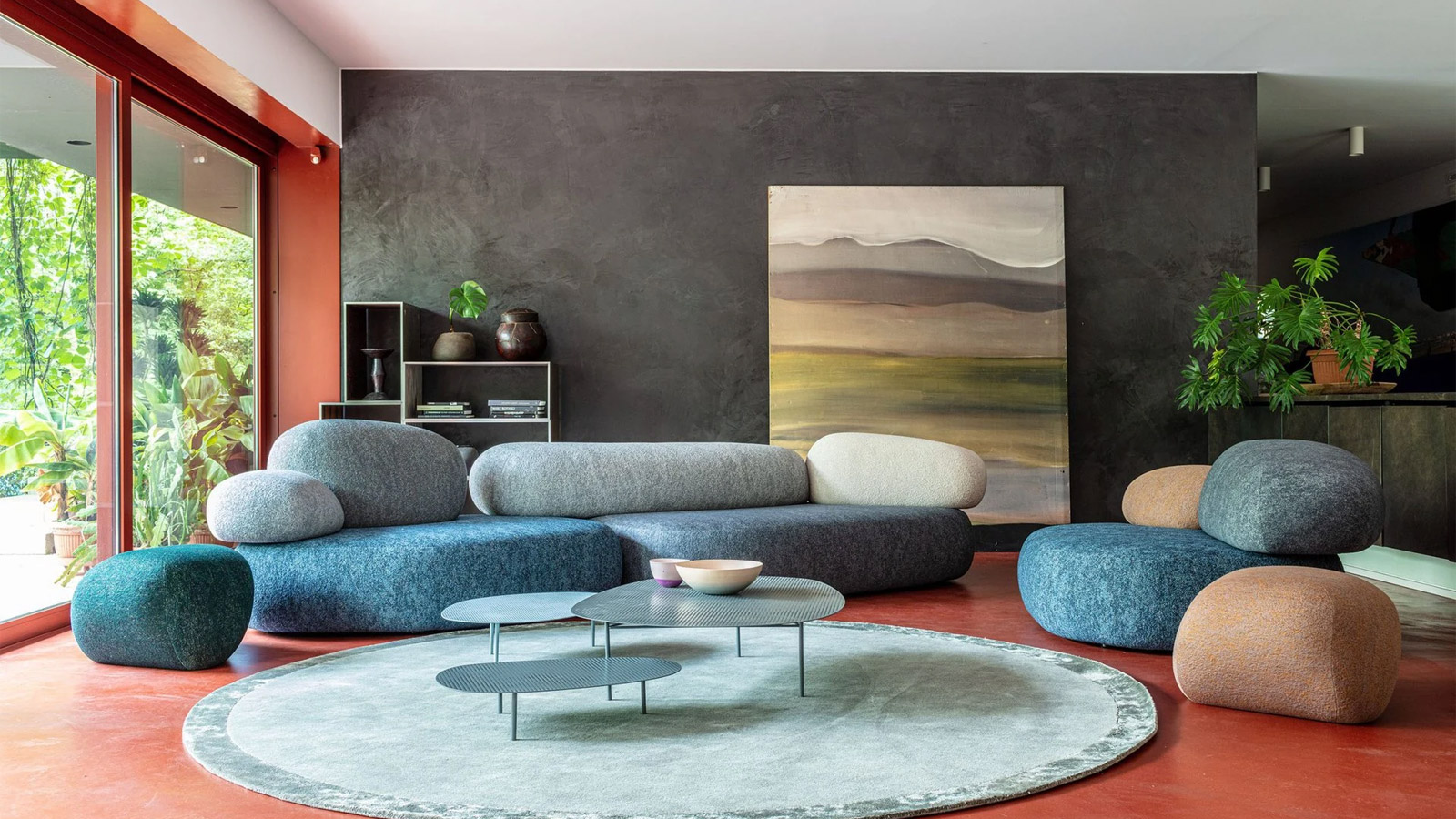 Moroso Pebble Rubble Sofa Collection