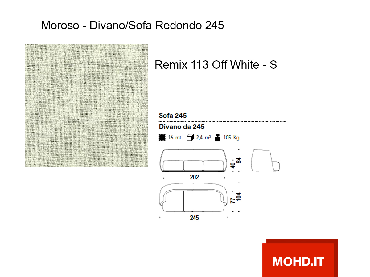 Moroso Redondo Canape 245