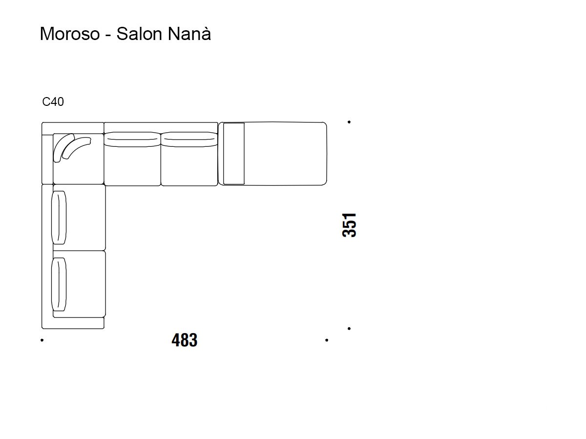 Moroso Salon Nana Sofa Collection