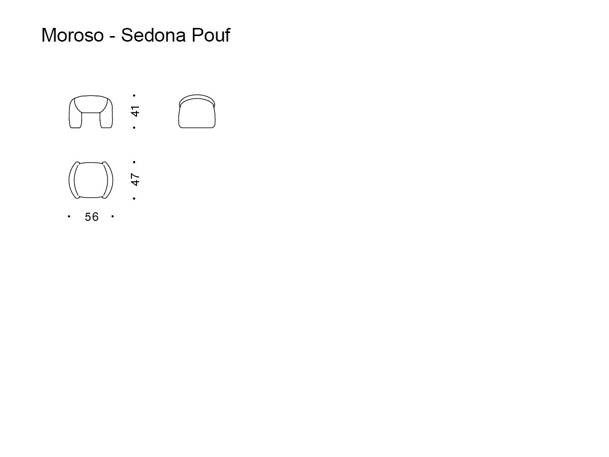 Moroso Sedona Pouf
