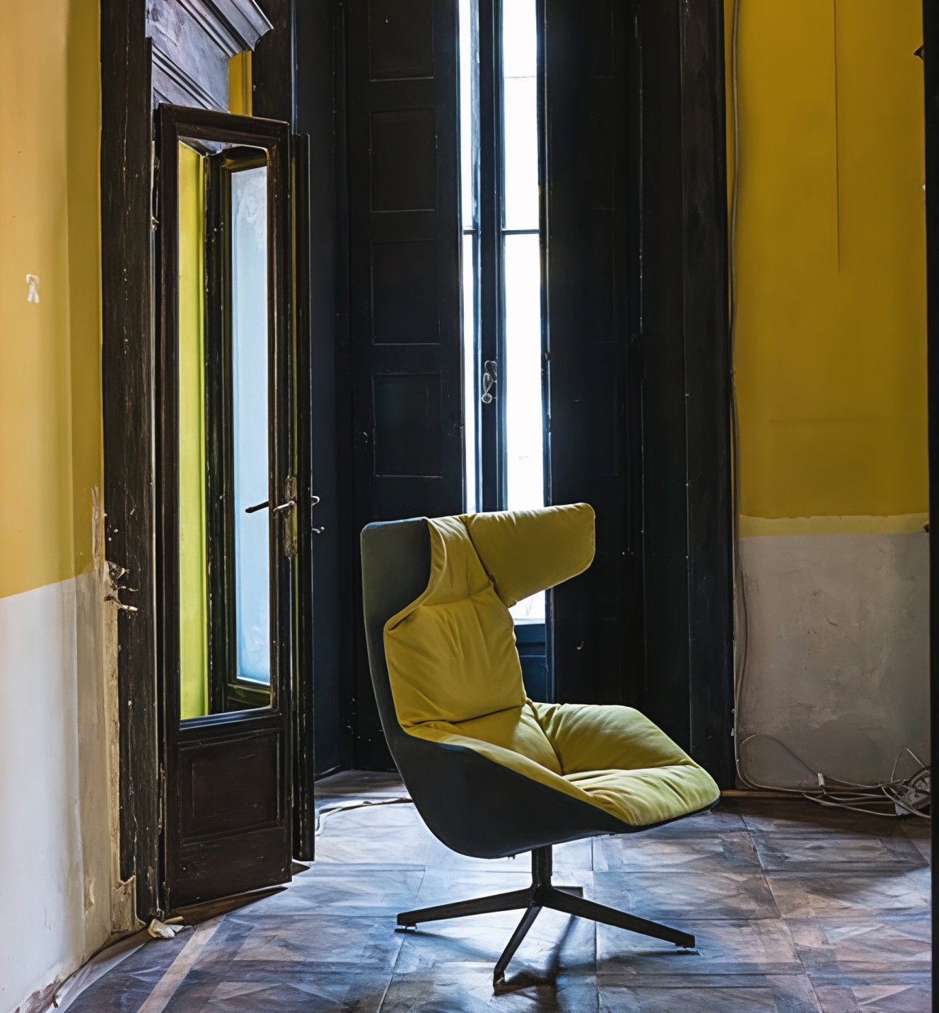 Moroso Take A Line For A Walk Swivel Armchair