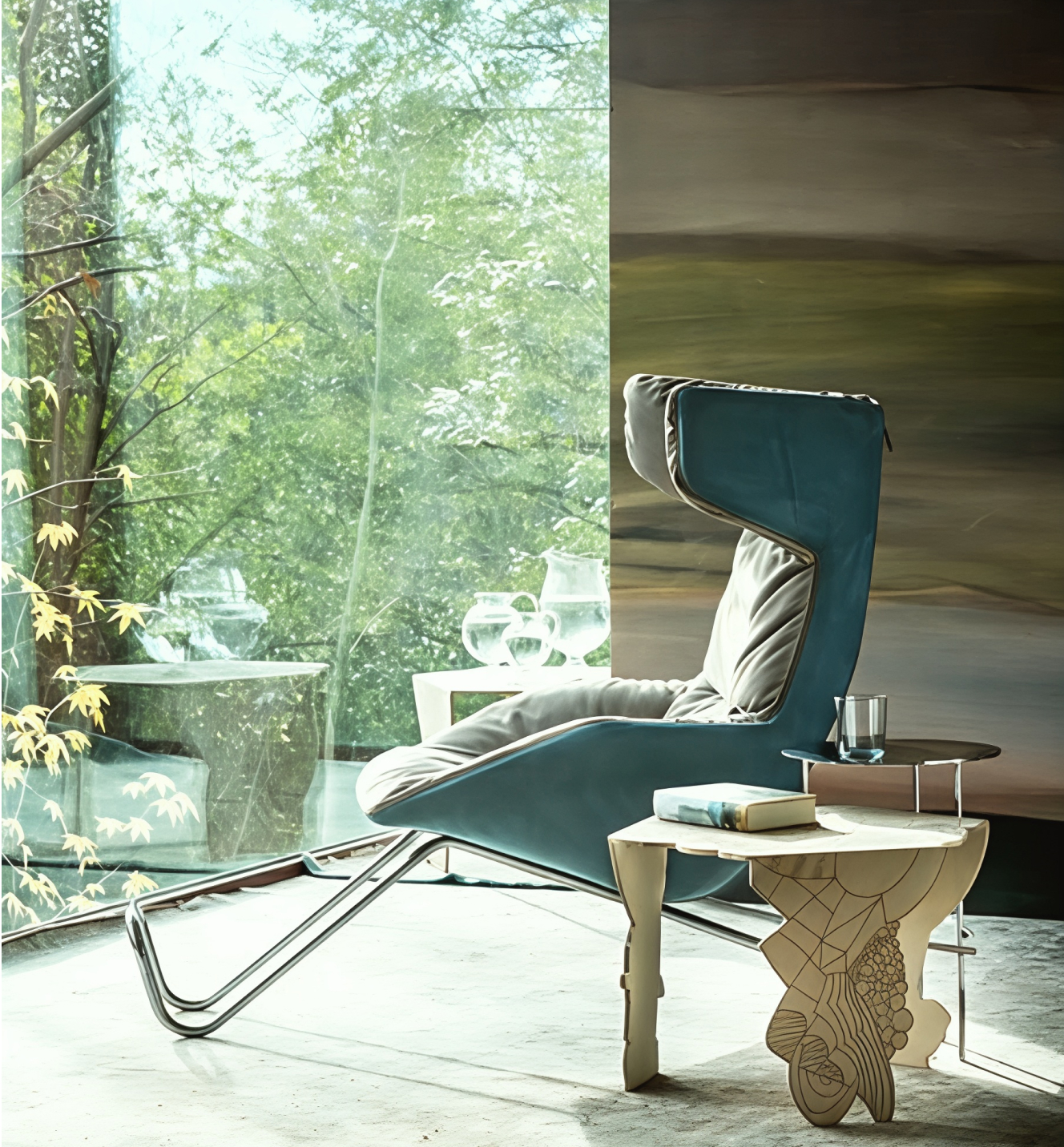 Moroso Take A Line For A Walk Swivel Armchair