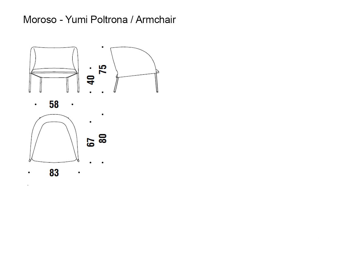 Moroso Yumi Armchair