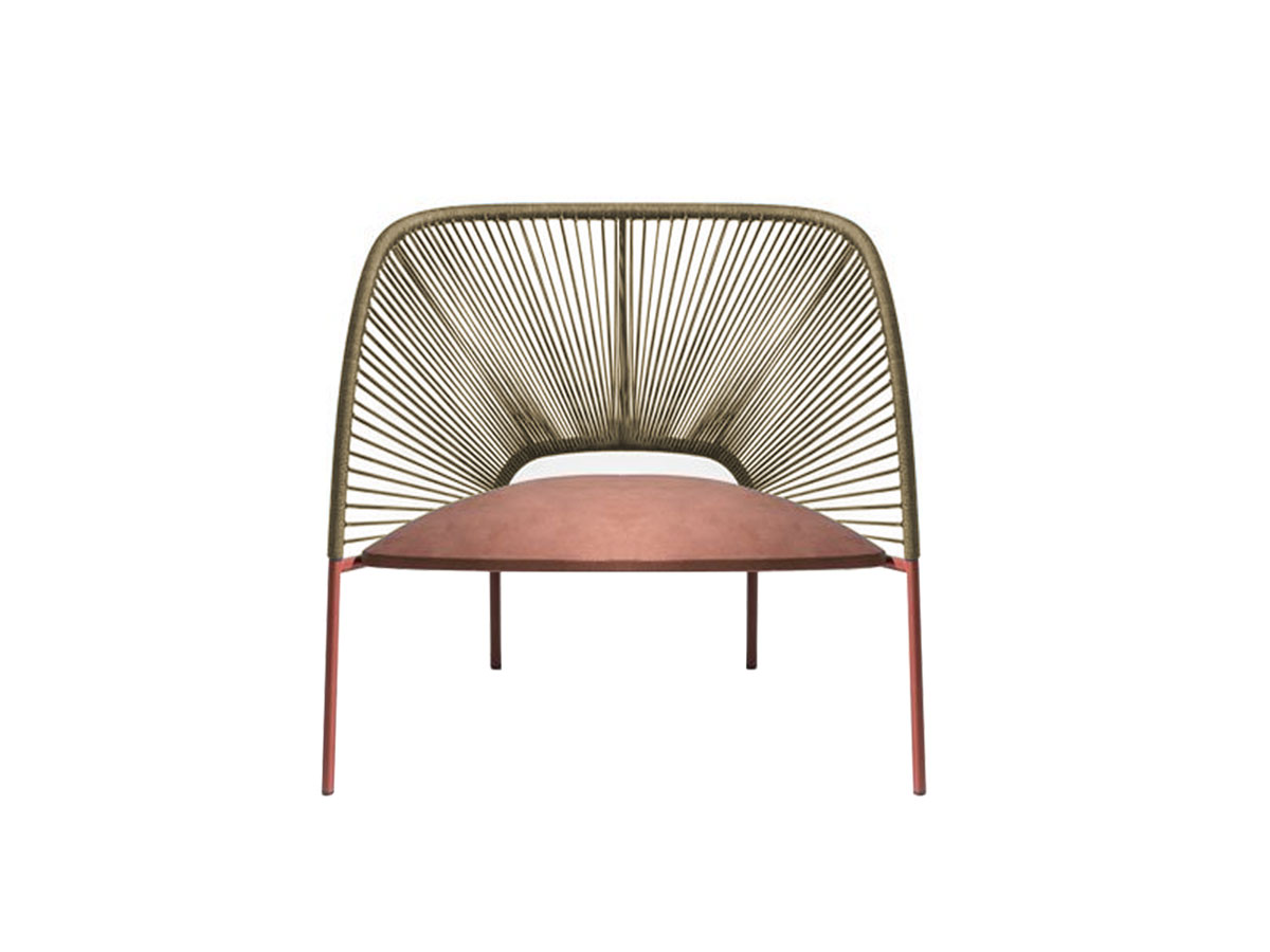 Moroso Yumi Armchair With Woven Back