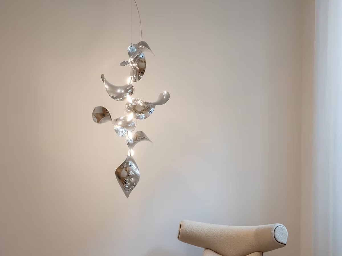 MOSS Objects Dune 10 Suspension Lamp Vertical Cluster