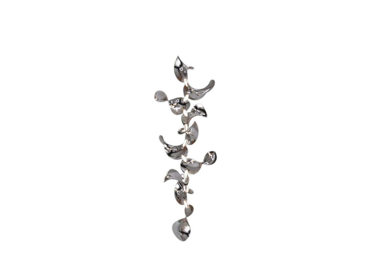 MOSS Objects Dune 10 Suspension Lamp Vertical Cluster