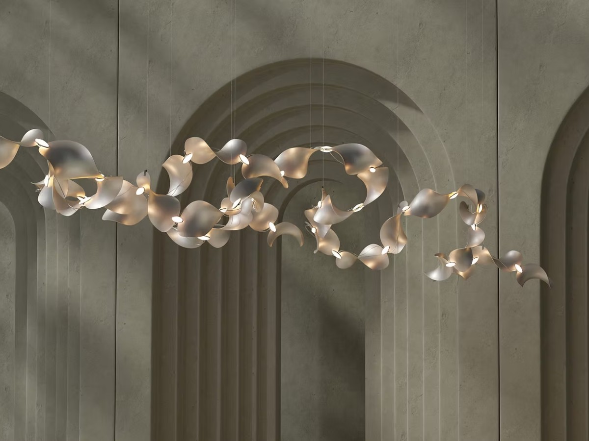 MOSS Objects Dune 10 Suspension Lamp Curve