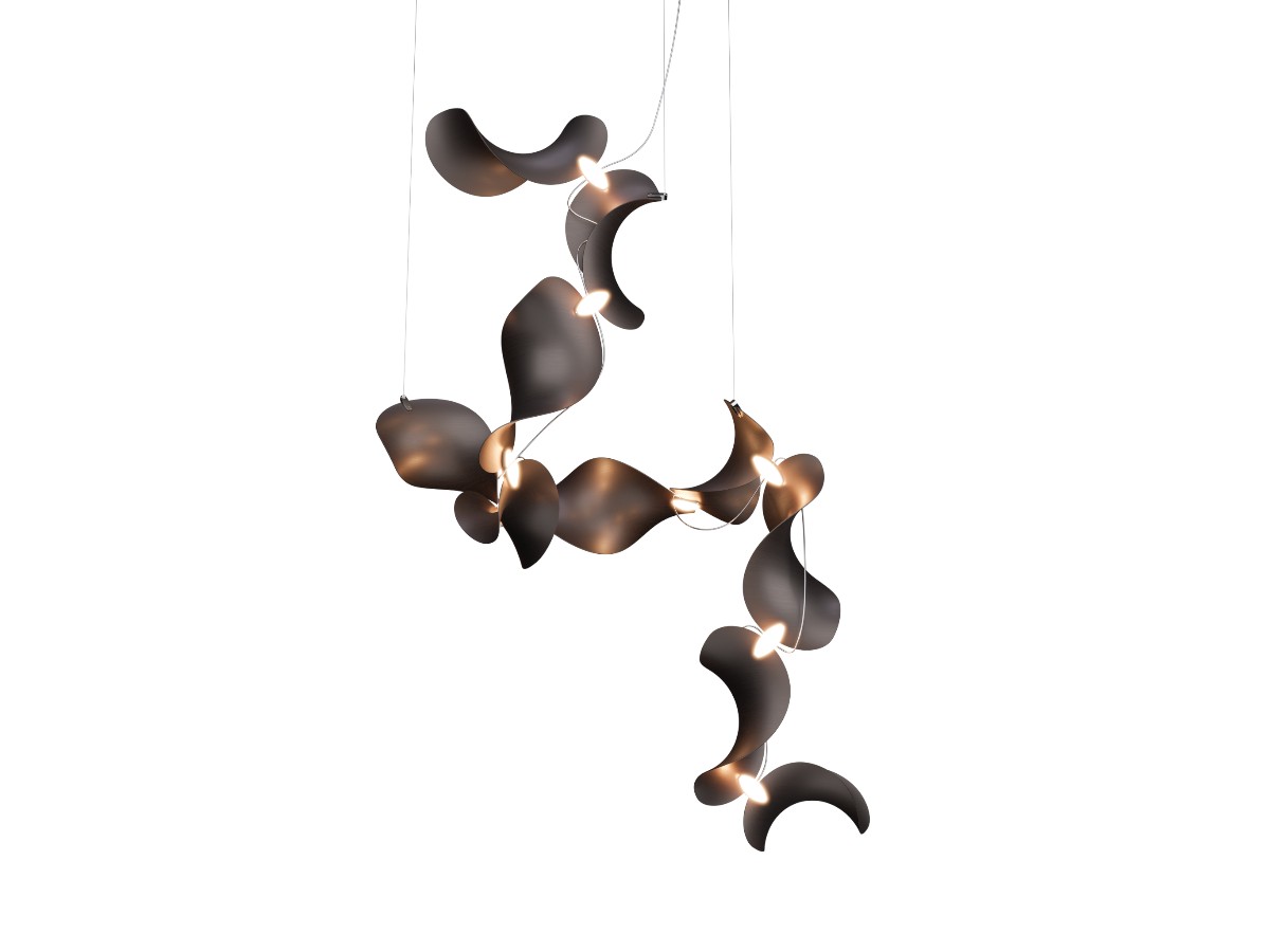 MOSS Objects Dune 10 Suspension Lamp Spiral