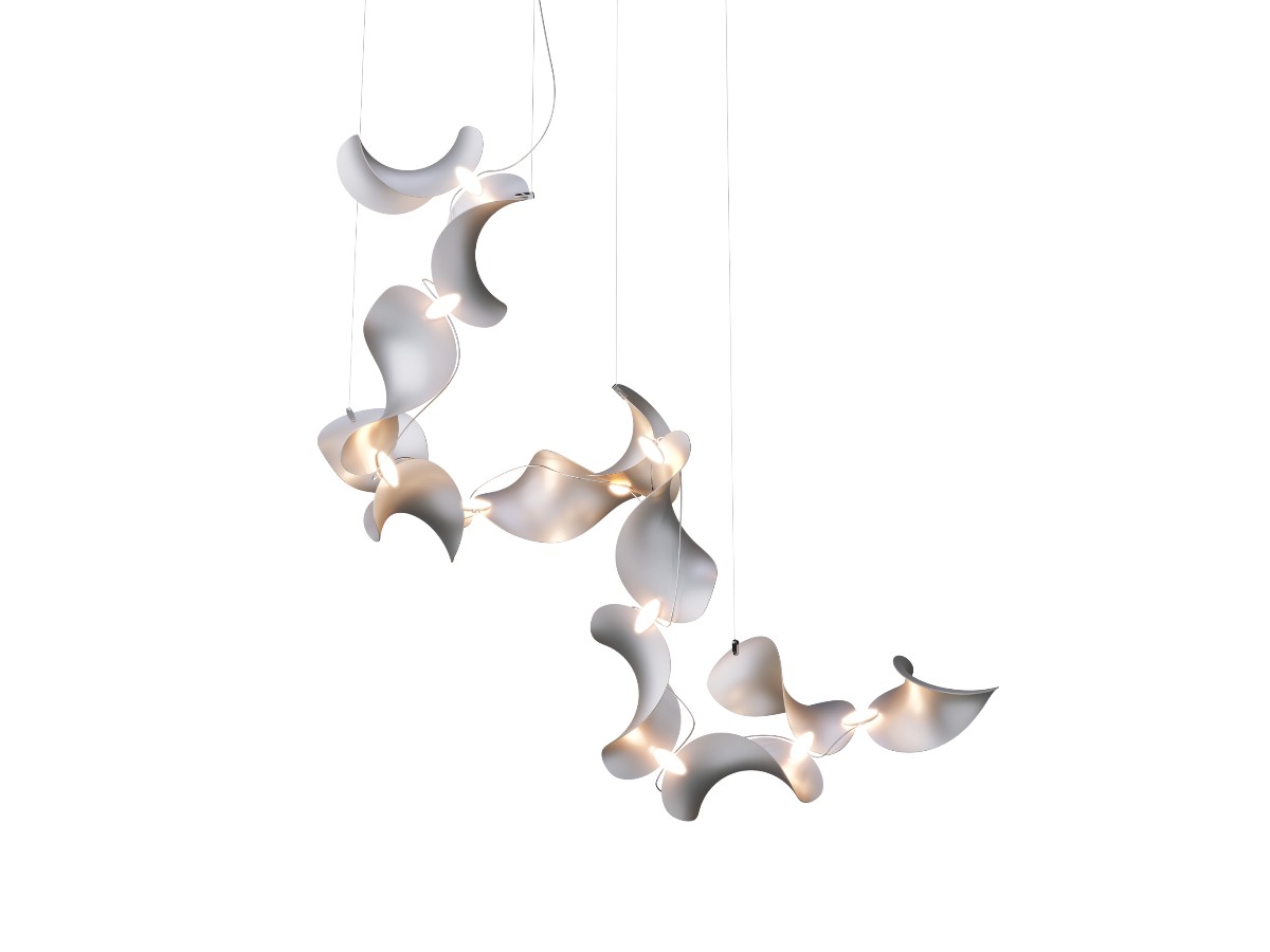 MOSS Objects Dune 12 Suspension Lamp Spiral