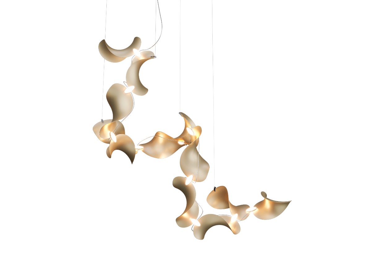 MOSS Objects Dune 12 Suspension Lamp Spiral