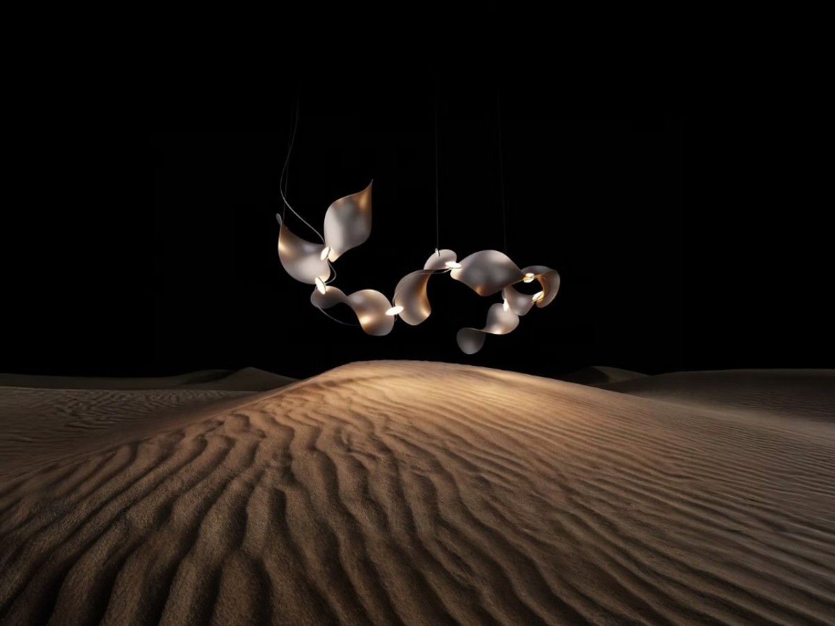 MOSS Objects Dune 4 Suspension Lamp Curve