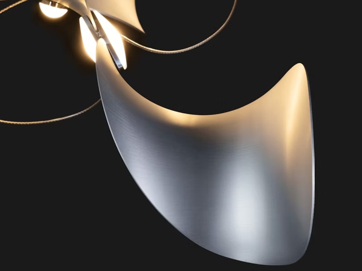 MOSS Objects Dune 8 Suspension Lamp Vertical Cluster