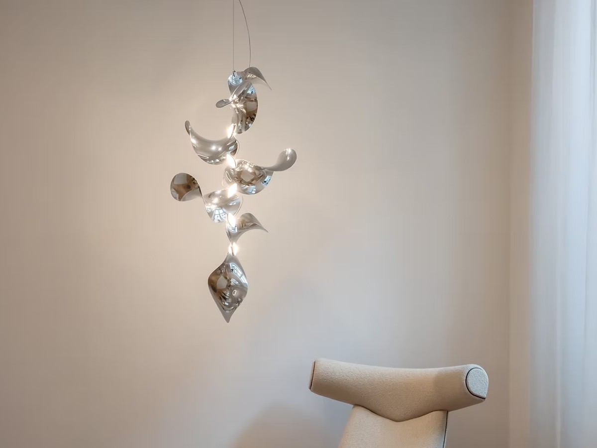MOSS Objects Dune 8 Suspension Lamp Vertical Cluster