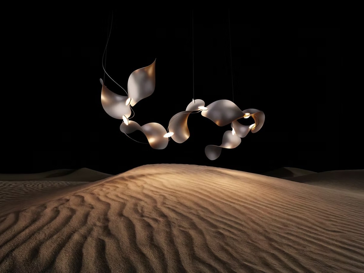 MOSS Objects Dune 8 Suspension Lamp Curve