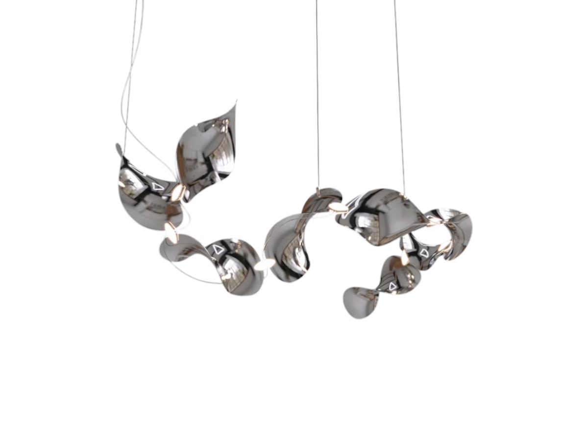 MOSS Objects Dune 8 Suspension Lamp Curve