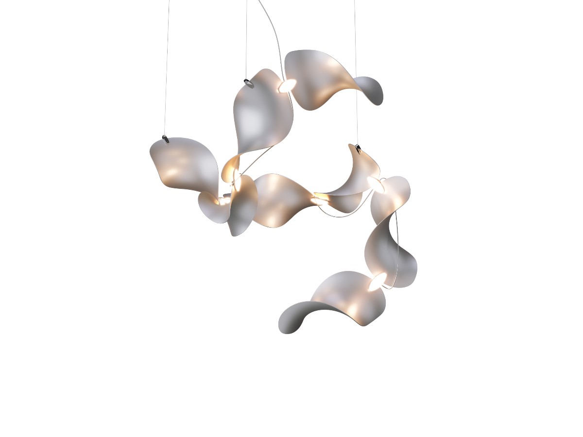 MOSS Objects Dune 8 Suspension Lamp Spiral