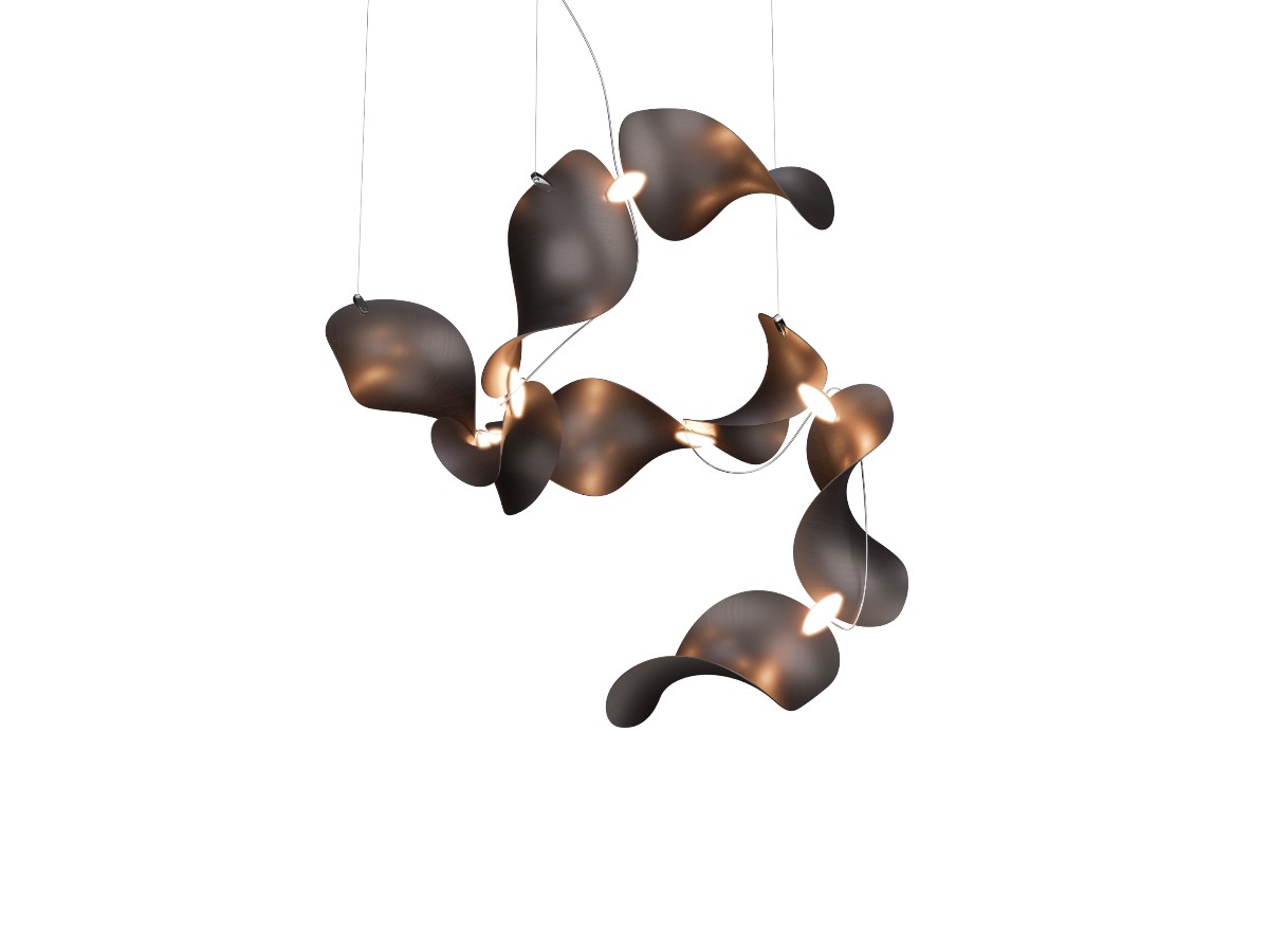MOSS Objects Dune 8 Suspension Lamp Spiral