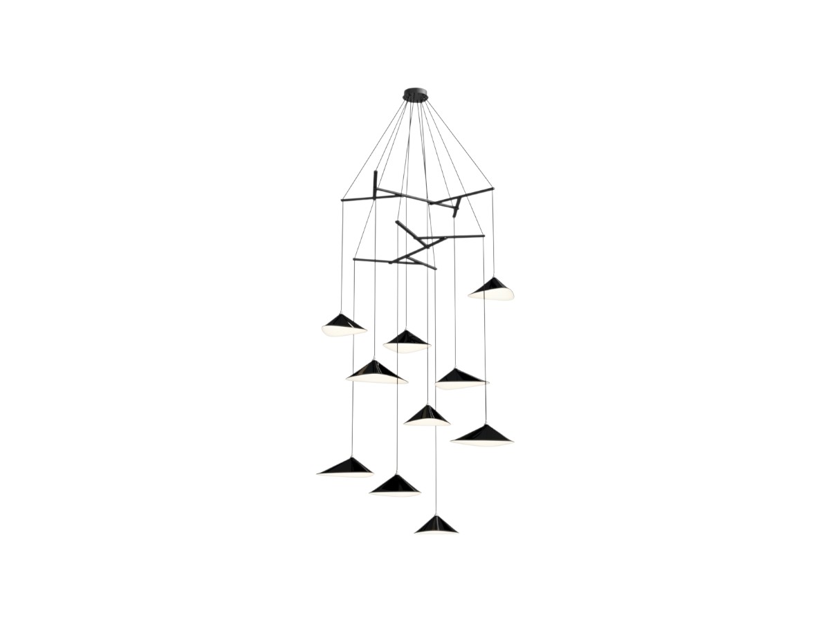 MOSS Objects Emily V10 Suspension Lamp With Black Cable