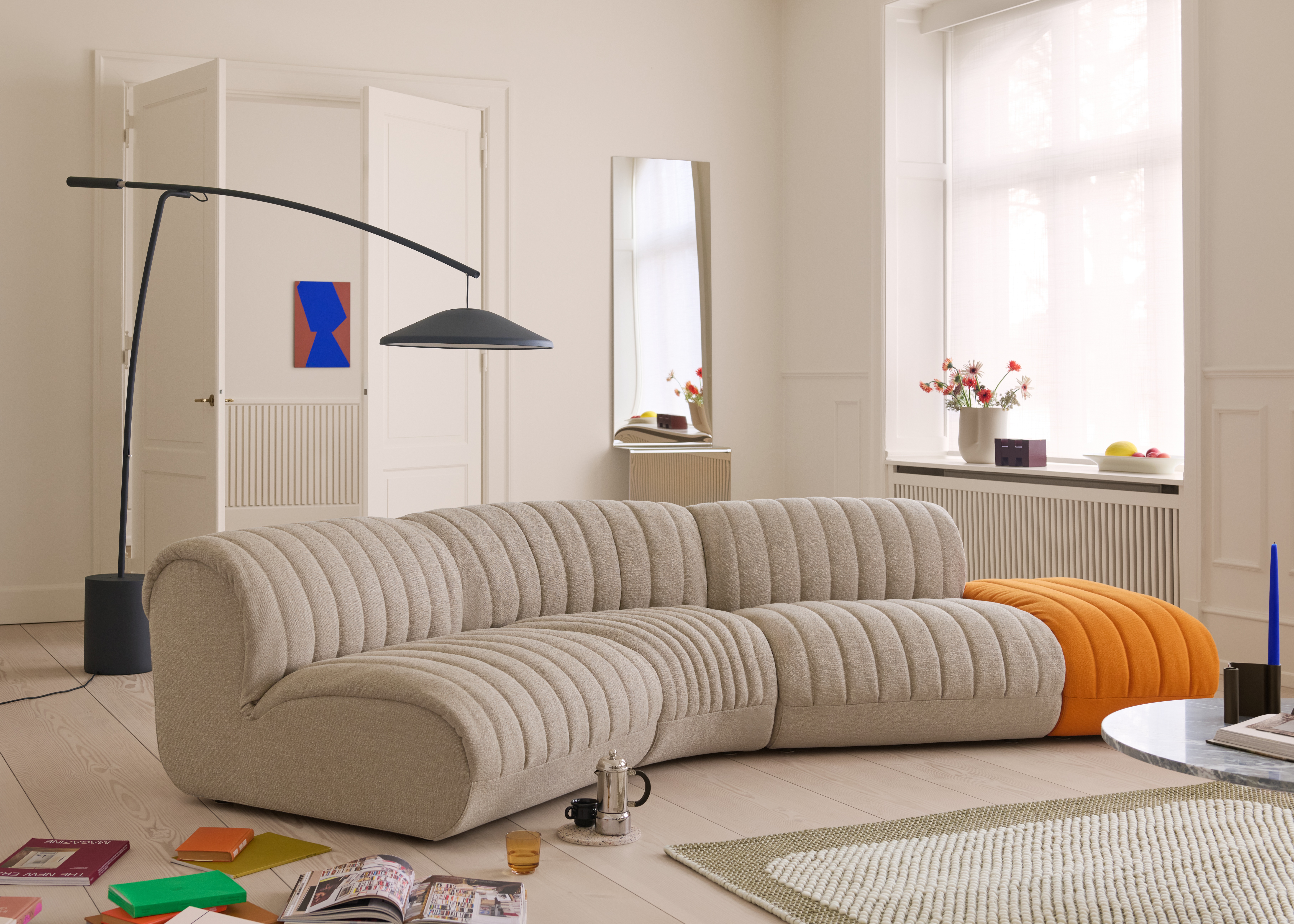 Muuto Coltre Modular Sofa Configuration 4 Turf Sand