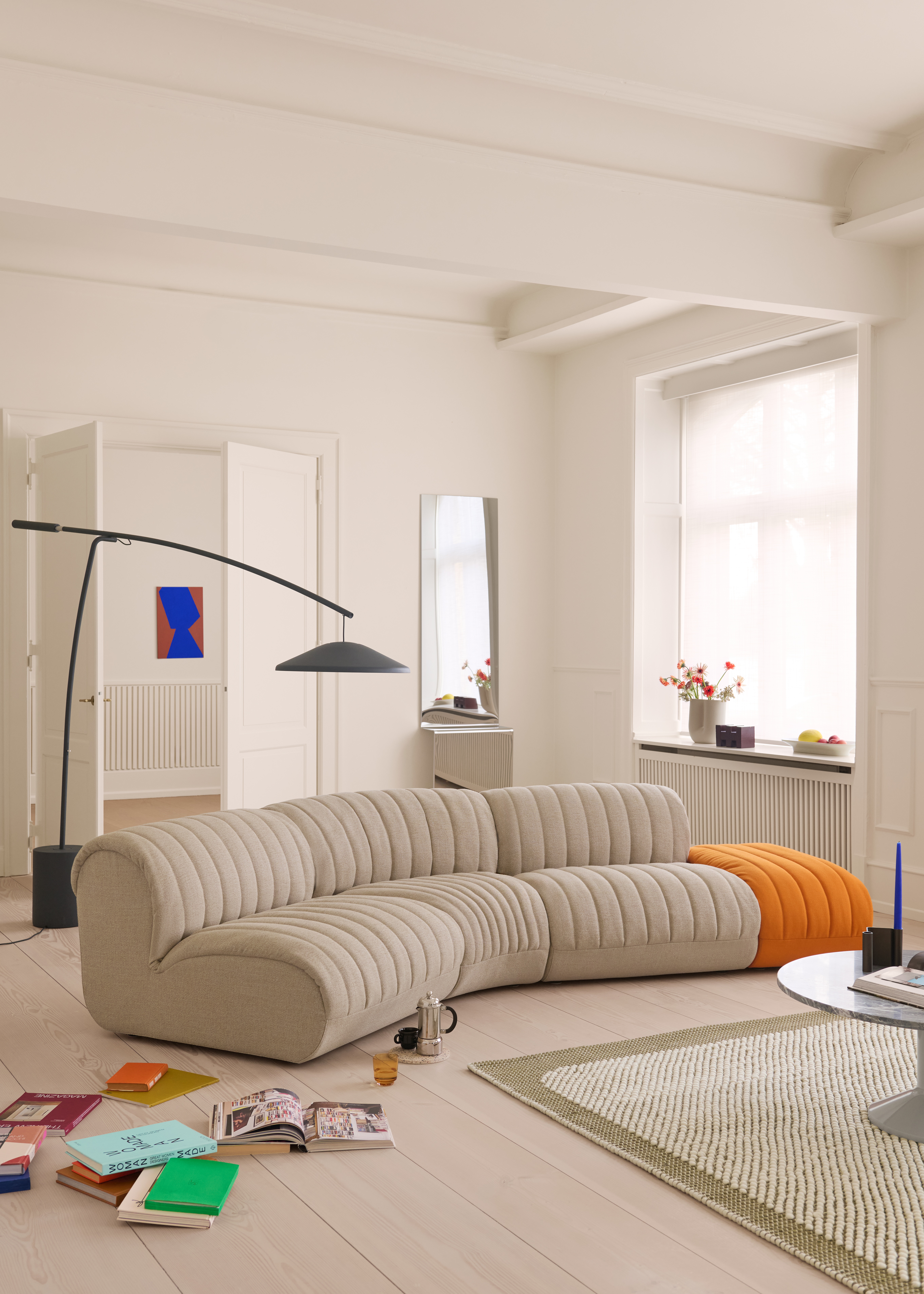 Muuto Coltre Modular Sofa Configuration 4 Turf Sand