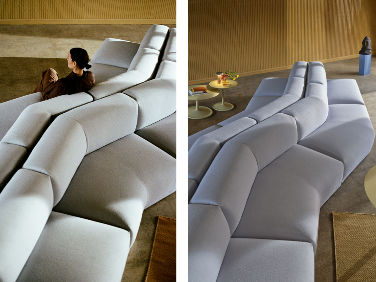 Muuto Connect Modular Sofa Back To Back Composition 3
