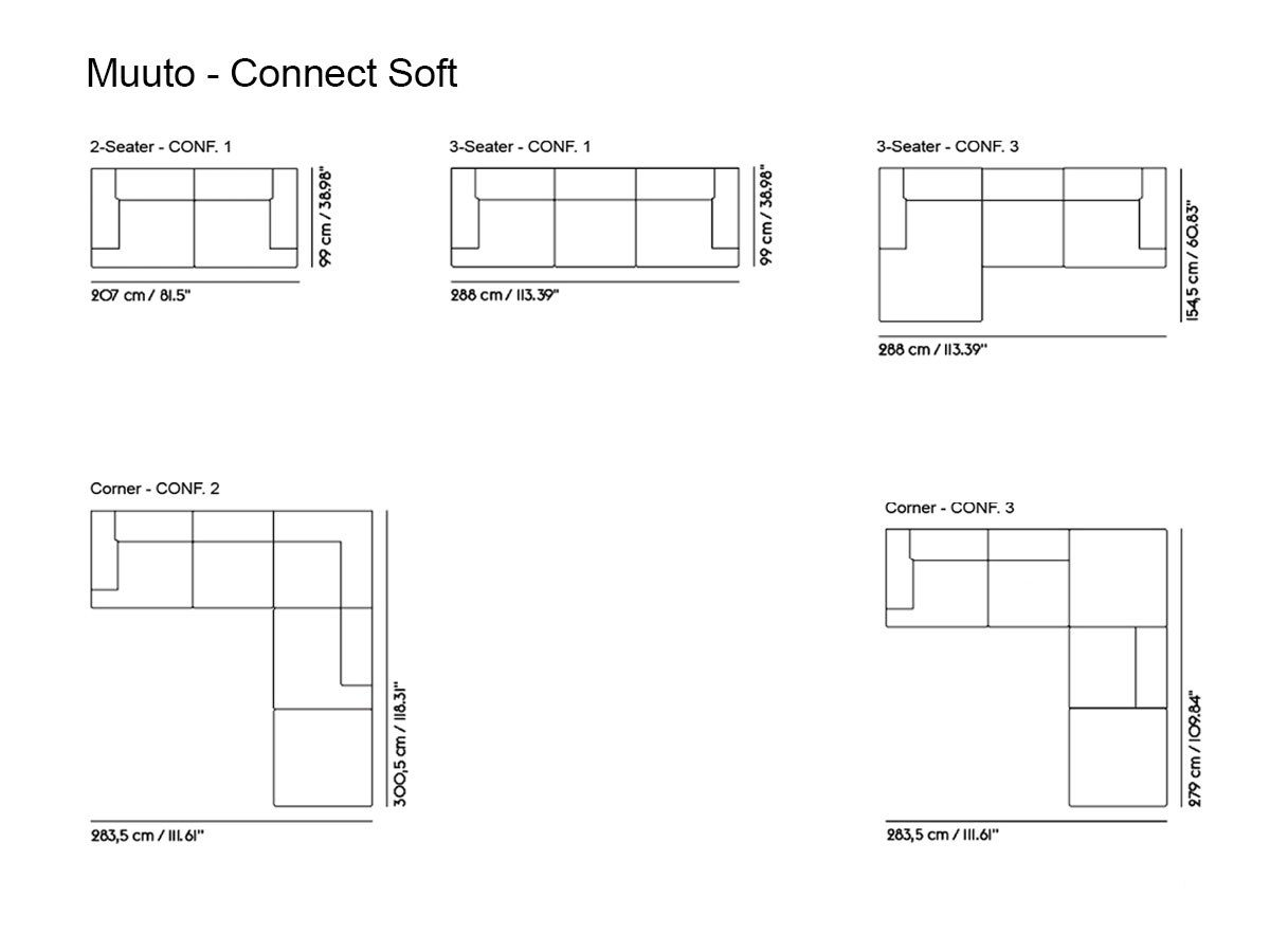 Muuto Connect Soft Sofa Collection