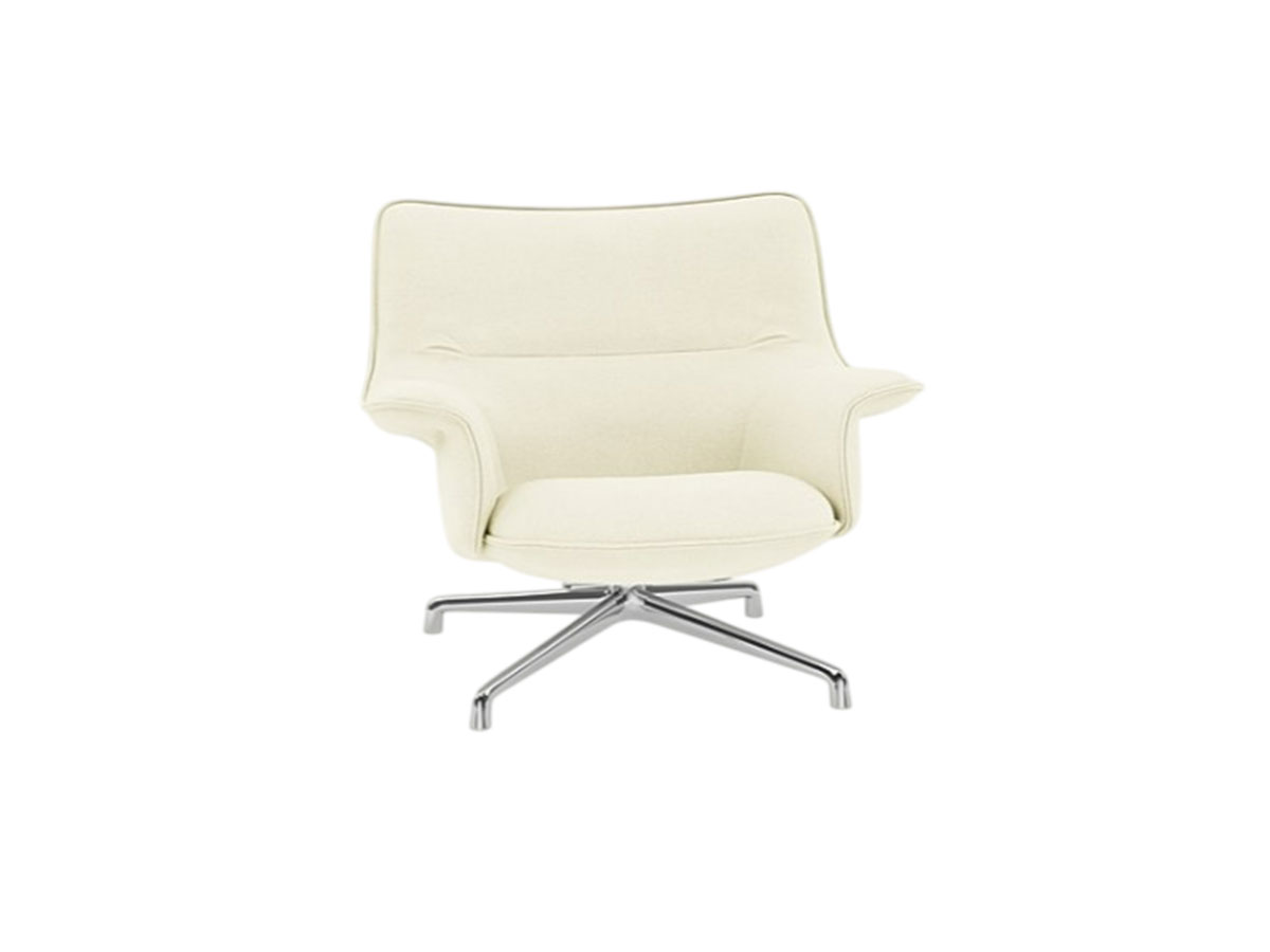 Muuto Doze Lounge Chair Low Back Swivel Base